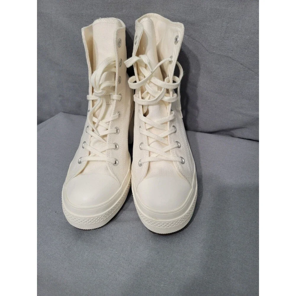Converse Chuck 70 De Luxe Heel Hi Platform, A05348C Size Women’s 11.5 Cream